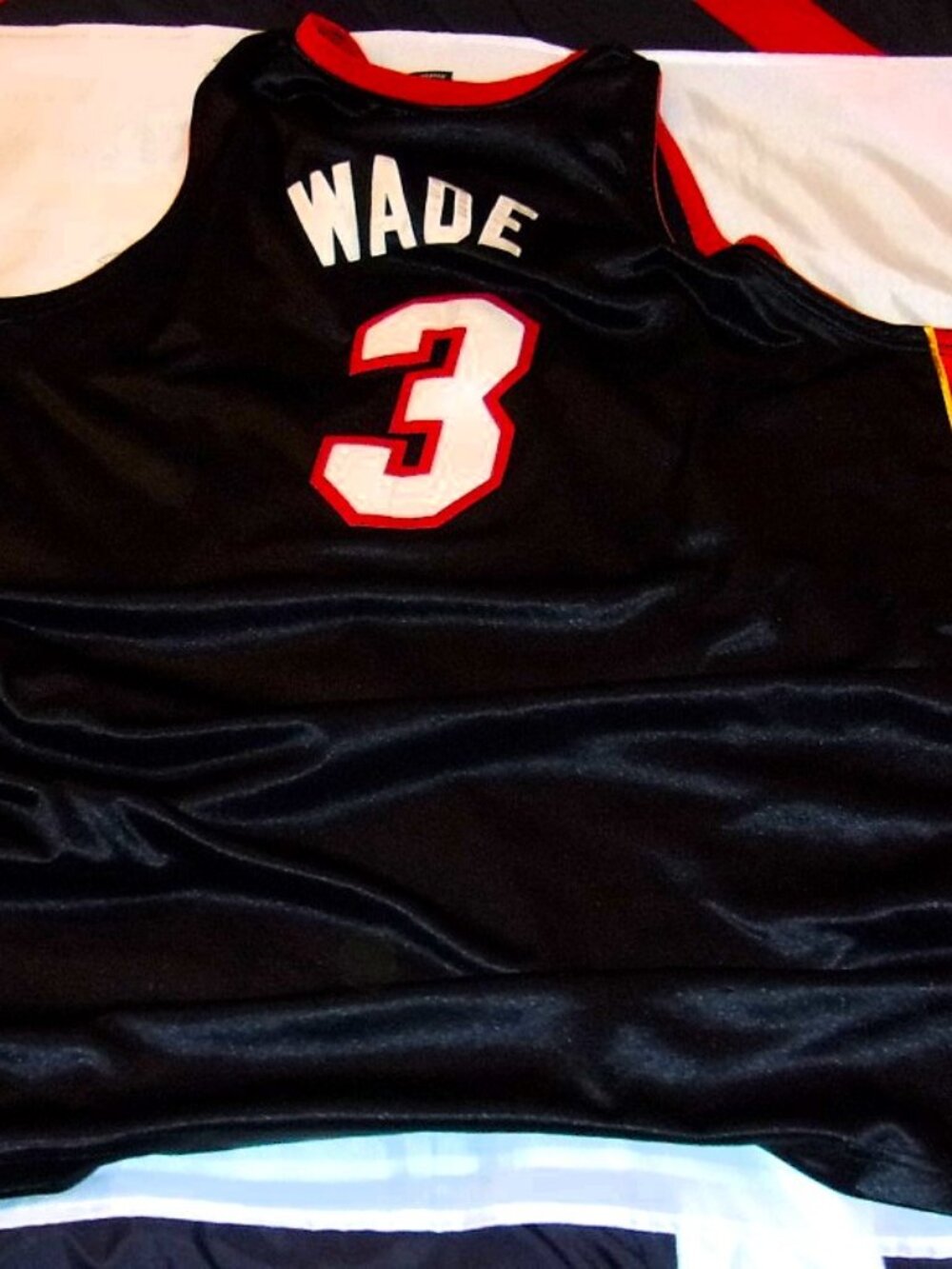 Vintage Reebok NBA Dwyane Wade #3 Miami Heat Jersey - Size 60 (4 XL)